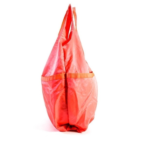 Lululemon Large Packable Yoga Gym Travel Bag Neon Orange - Picture 6 of 12